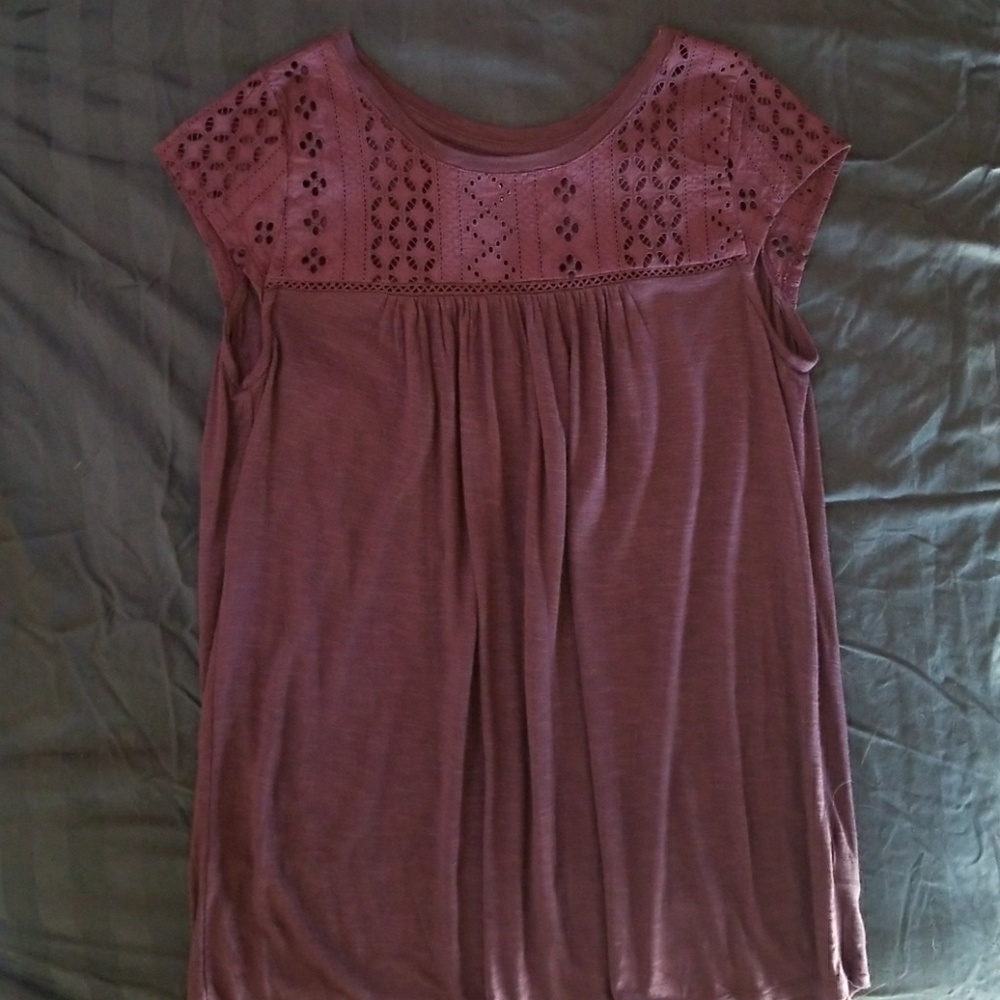 Eggplant shirt